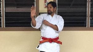 Hanshi Tino Ceberano teaches goju karate in Canterbury