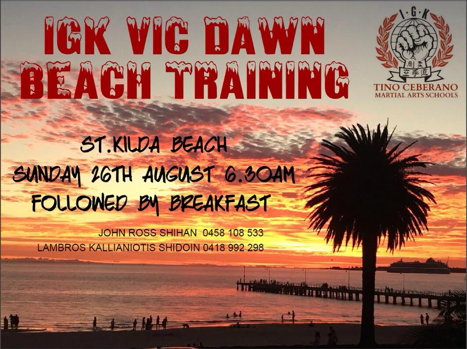 IGK VIC Beach Dawn Training