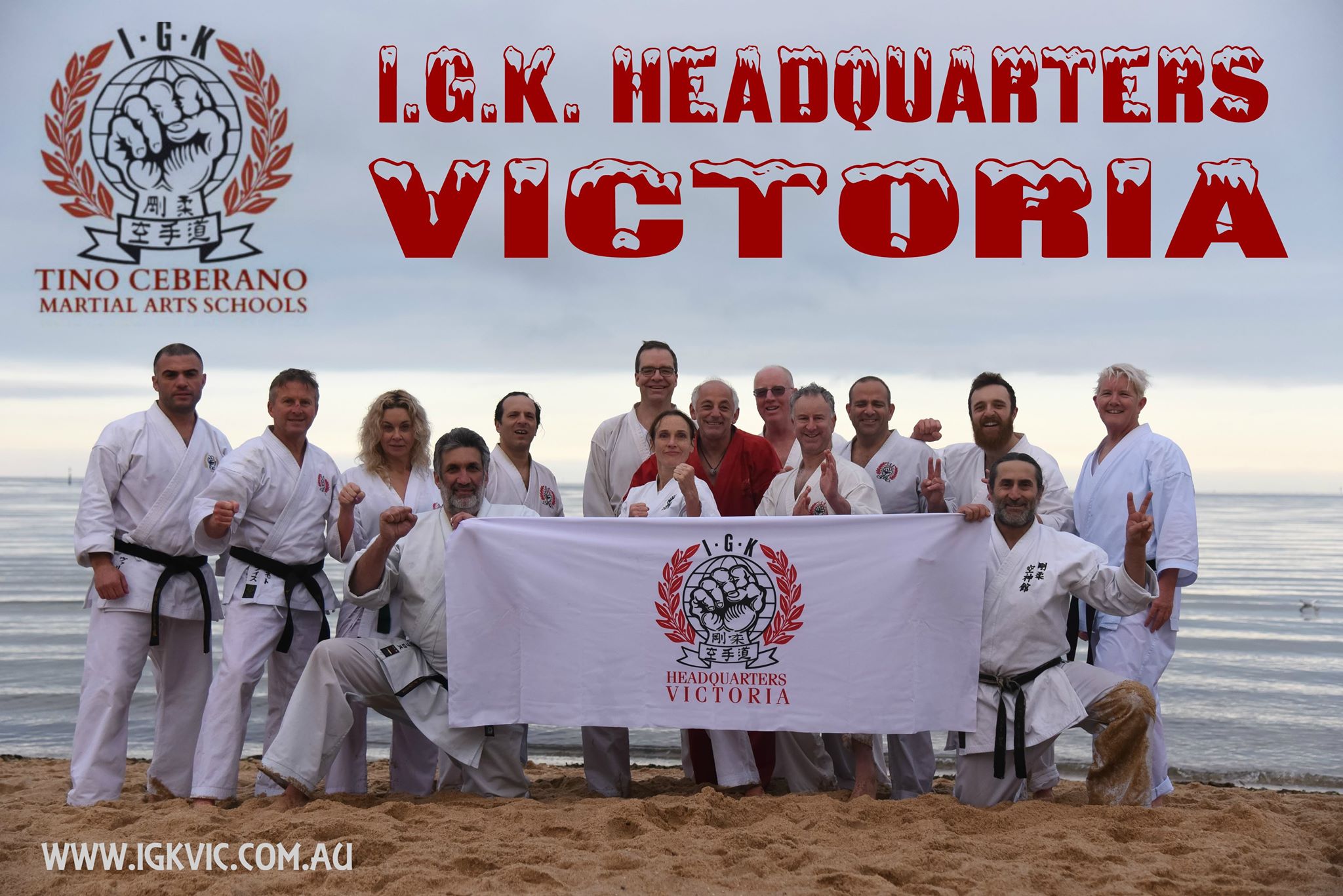 IGK Victoria Winter Beach Training 2018 at St. Kilda